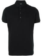 Diesel Zipped Collar Polo Shirt, Men's, Size: Small, Black, Cotton/spandex/elastane