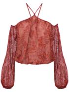 Cecilia Prado Mariam Knit Blouse - Red