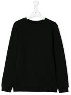 Les Bohemiens Kids Teen Printed-back Sweatshirt - Black