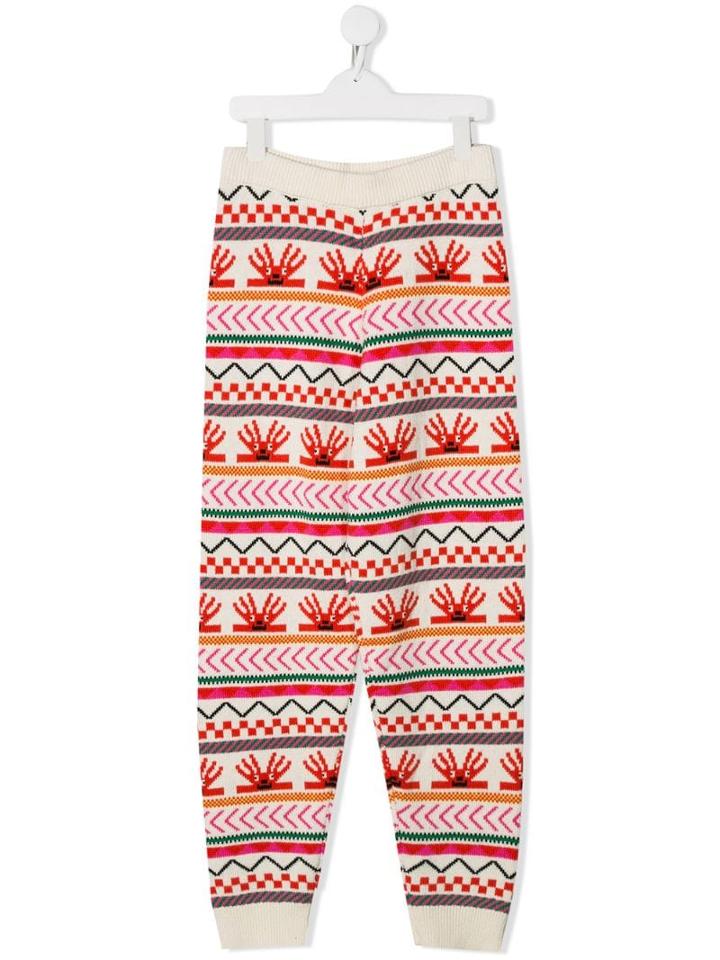 Stella Mccartney Kids Geometric Pattern Leggings - Neutrals