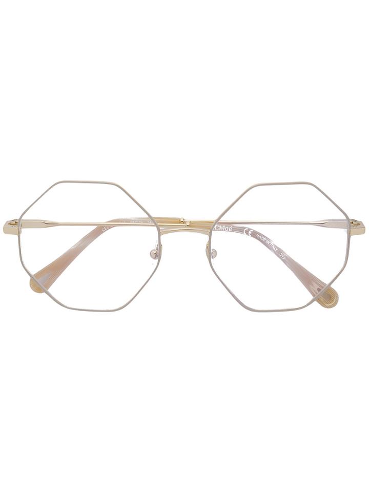 Chloé Eyewear Havana Frames - Metallic