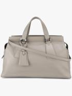 Giorgio Armani Zip Up Tote Bag, Women's, Nude/neutrals, Leather
