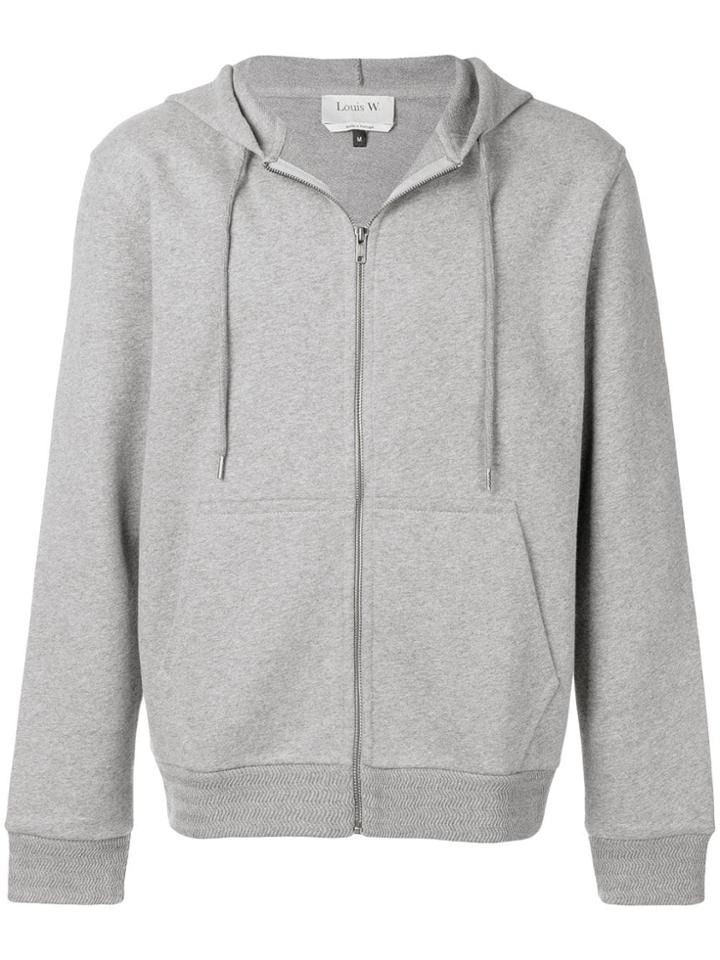 A.p.c. Zip Front Hoodie - Grey