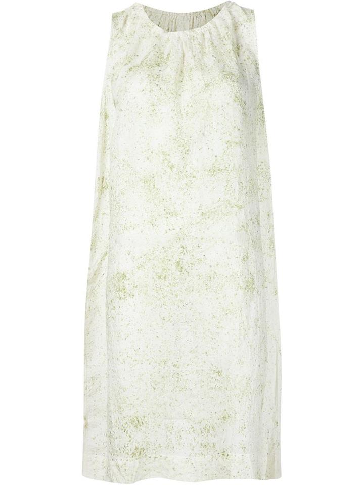 Dosa Granite Print Halterneck Dress, Women's, Size: 1, Green, Silk