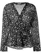 Etro - Floral Print Blouse - Women - Silk - 44, Black, Silk