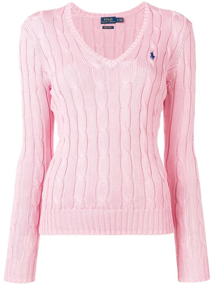 Polo Ralph Lauren Cable Knit Pullover - Pink