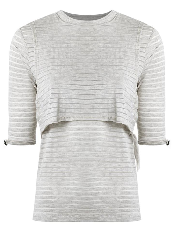 Lilly Sarti Layered Top, Women's, Size: 40, Nude/neutrals, Elastodiene/polyamide/viscose