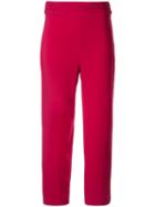 Cushnie Cropped Trousers - Red