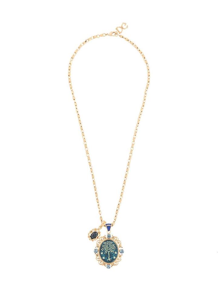 Dolce & Gabbana Tree Charm Short Necklace - Gold