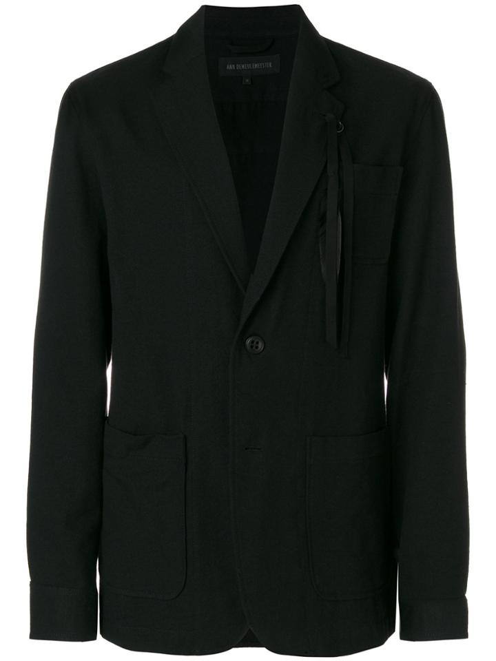 Ann Demeulemeester Grise Boxy Fit Blazer - Black