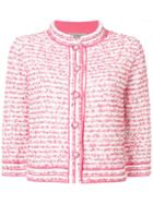 D.exterior Cropped Tweed Jacket - Pink