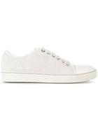 Lanvin Toe Capped Sneakers - White