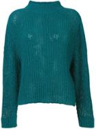 Roseanna Chunky Knit Jumper - Blue