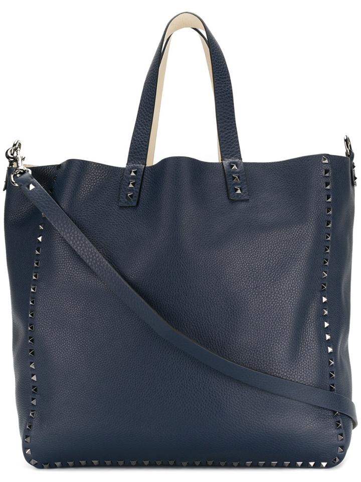 Valentino Valentino Garavani Rockstud Shopper Tote - Blue