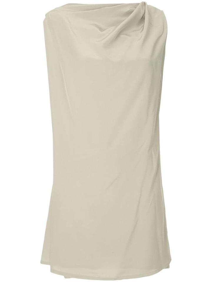 Rick Owens Sleeveless Draped Blouse - Grey