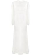 Zimmermann Cut Out Waistband Dress - White
