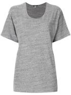 R13 Basic Round Neck T-shirt - Grey