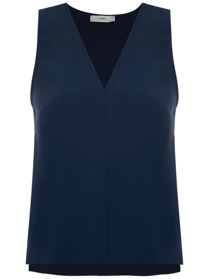 Egrey Sleeveless Blouse - Blue