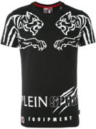 Plein Sport - Tiger T-shirt - Men - Cotton - L, Black