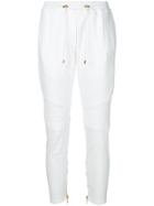 Balmain Elasticated Waist Trousers - White