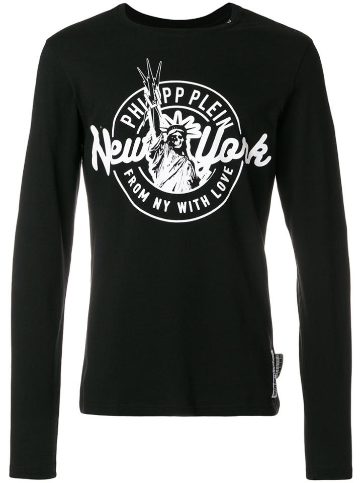 Philipp Plein New York Print T-shirt - Black