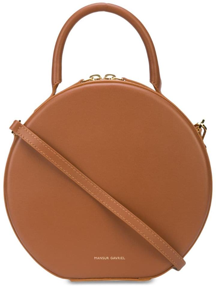 Mansur Gavriel Circle Crossbody Bag - Brown