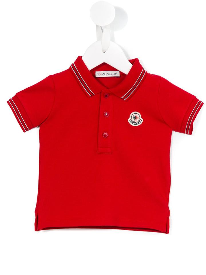 Moncler Kids Classic Polo Shirt, Boy's, Size: 18-24 Mth, Red