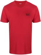 Ea7 Emporio Armani Raised Logo T-shirt - Red