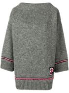 Prada Square Neck Sweater - Grey