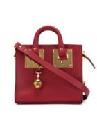 Sophie Hulme 'albion' Tote Bag, Women's, Red, Calf Leather