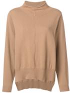 Semicouture Loose Fitted Sweater - Brown