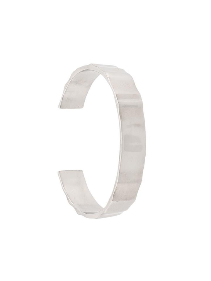 Isabel Marant Crinkled Cuff Bracelet - Silver