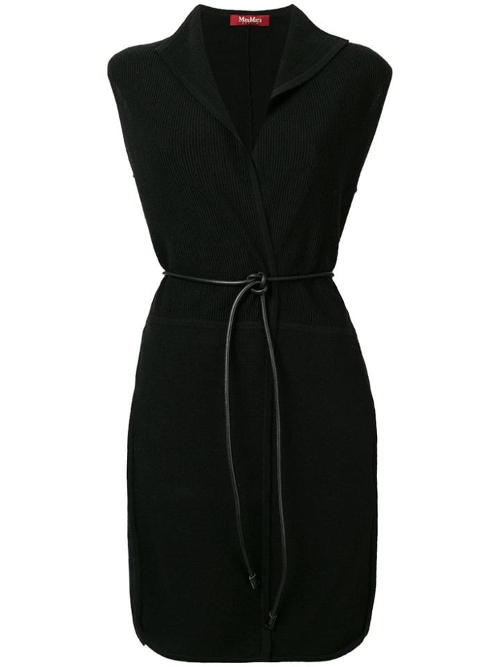 Max Mara Studio Cady Sleeveless Sweater - Black