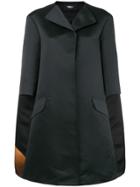 Yang Li Cropped Sleeves Coat - Black