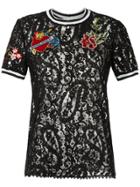 Martha Medeiros Lace T-shirt - Black