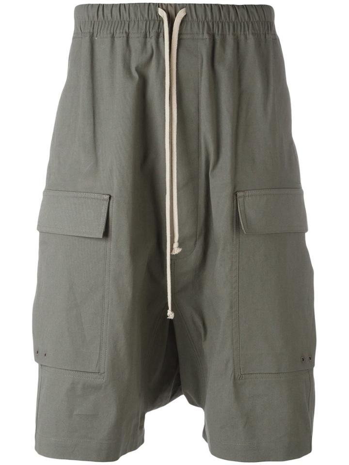 Rick Owens Pod Cargo Shorts - Grey