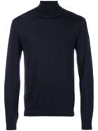 Armani Collezioni Roll-neck Jumper - Blue