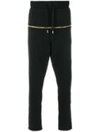 Rh45 Horizontal Zipped Trousers - Black