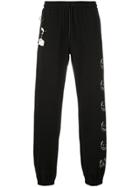 Undercover Side Print Track Pants - Black