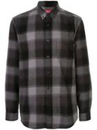 Supreme Shadow Plaid Flannel Shirt - Black