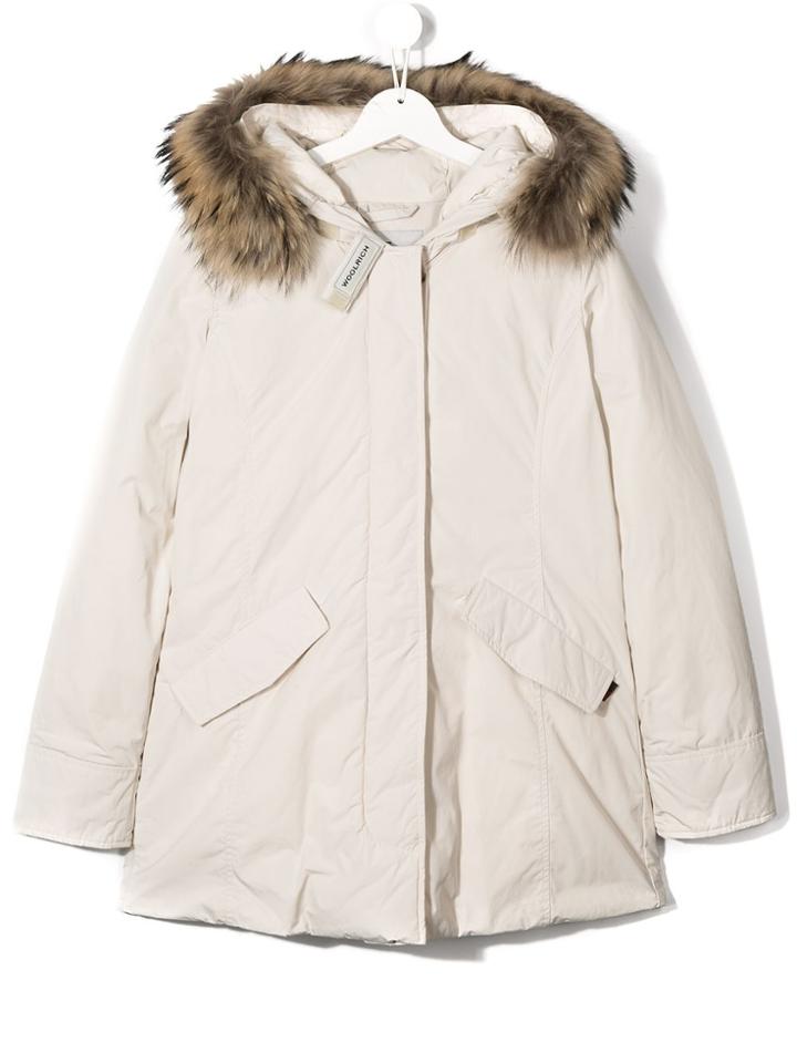 Woolrich Kids Teen Padded Coat - Neutrals