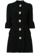 Andrew Gn Flared Sleeve Dress - Black
