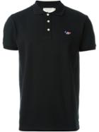 Maison Kitsuné Classic Polo Shirt, Men's, Size: M, Black, Cotton