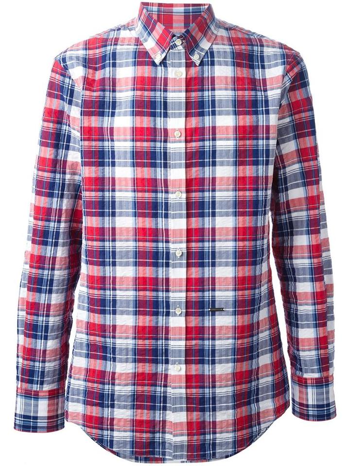 Dsquared2 Button-down Collar Shirt, Men's, Size: 54, Cotton