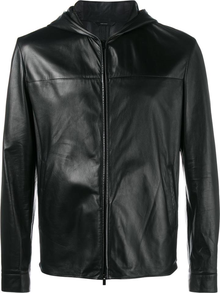 Fendi - Bag Bugs Hooded Jacket - Men - Lamb Skin - 48, Black, Lamb Skin
