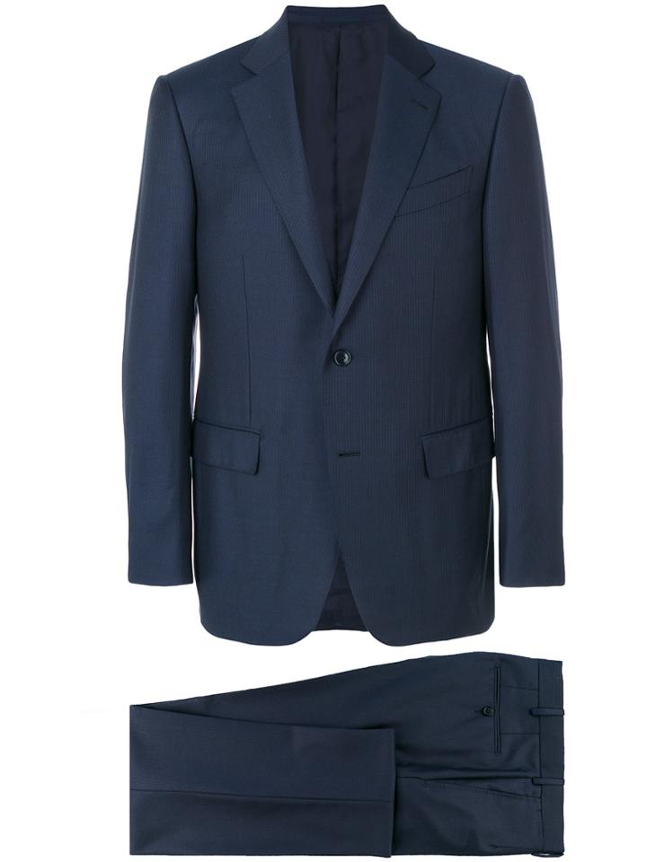 Ermenegildo Zegna Pinstripe Suit - Blue
