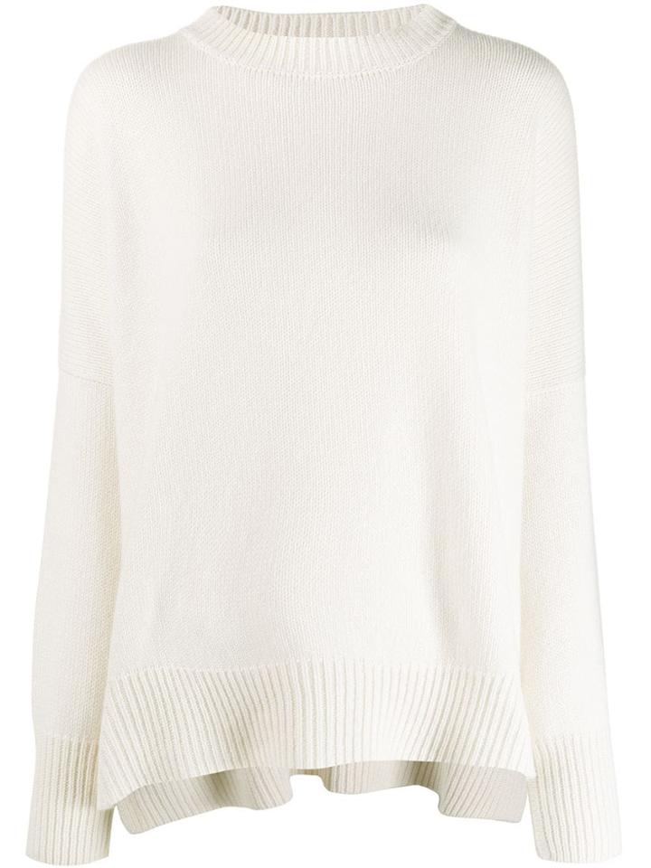 Oyuna Round Neck Jumper - White