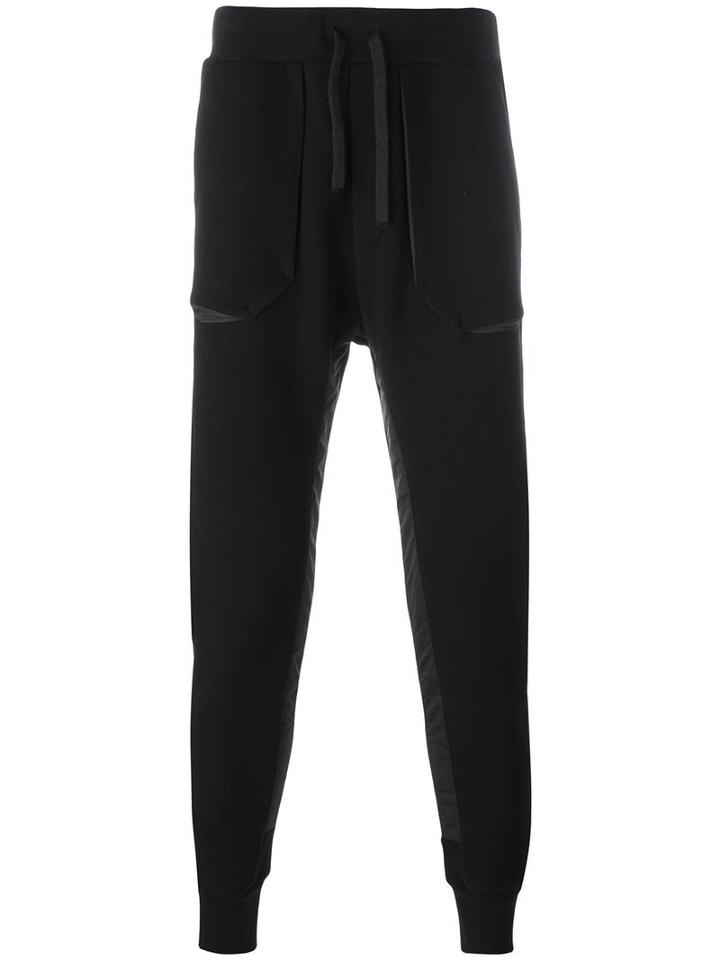 Haus By Ggdb Tapered Track Pants, Men's, Size: Large, Black, Cotton/lyocell/polyamide