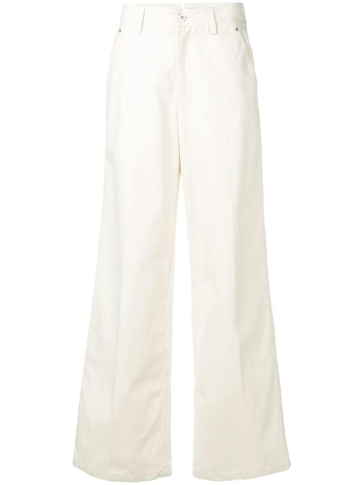 Walk Of Shame Wide Leg Trousers - White