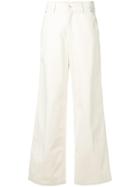 Walk Of Shame Wide Leg Trousers - White